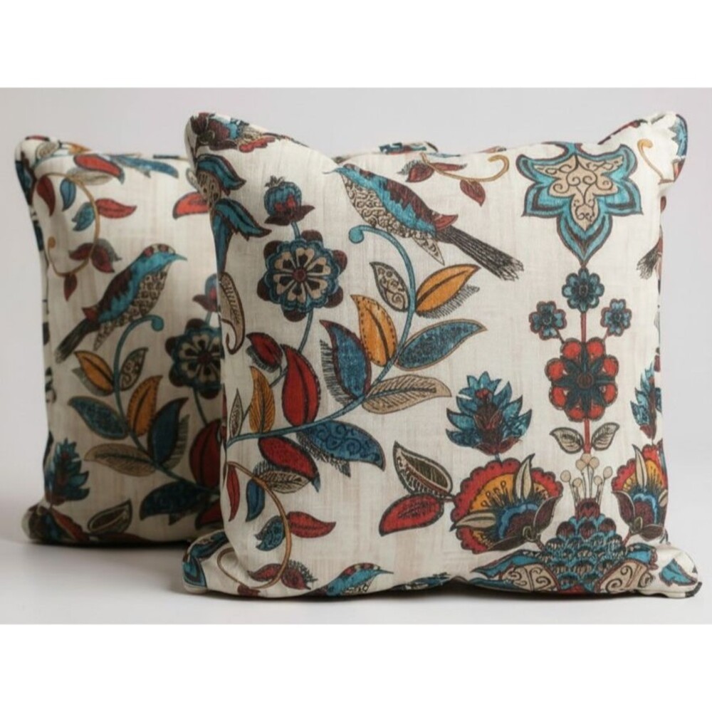 Pier 1 Imports Set of 2 Waterproof Indoor/Outdoor 17 x 17 Accent Throw Pillows